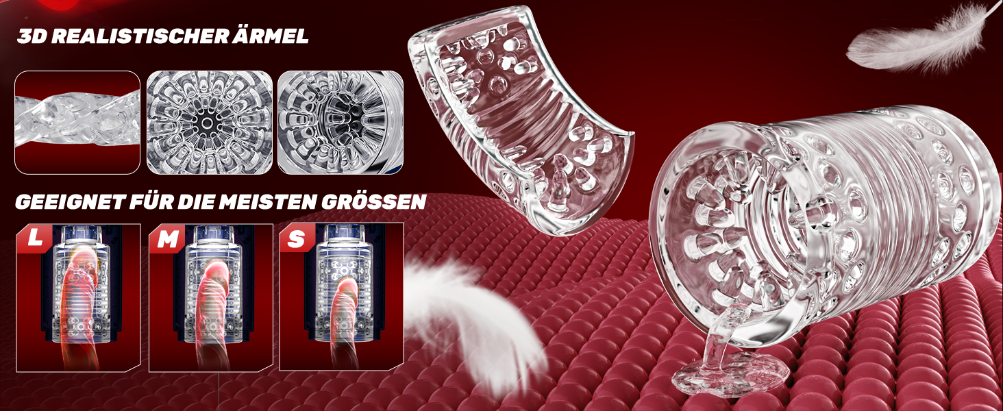 Мастурбатор для чоловіків Honeyexp з 7 режимами, телескопічною функцією та керуванням через додаток