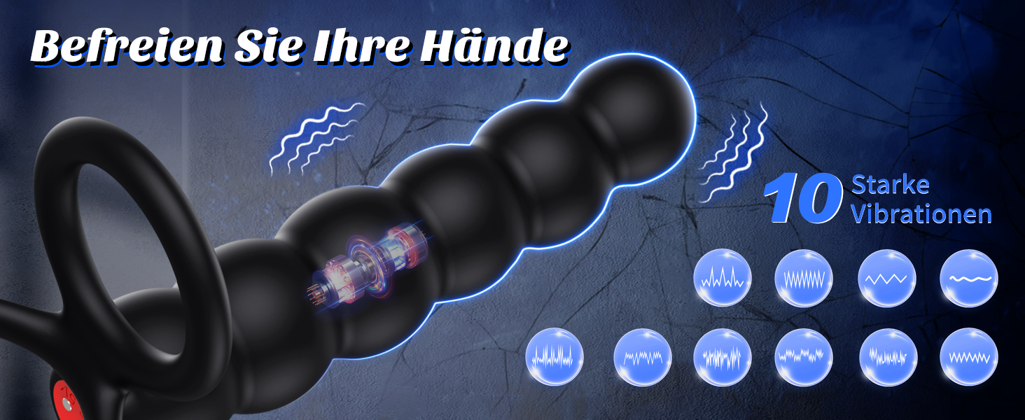 Анальний вібратор для пар, дildo-пеніс, кільце для ануса, стимуляція простати, парний вібратор для пар