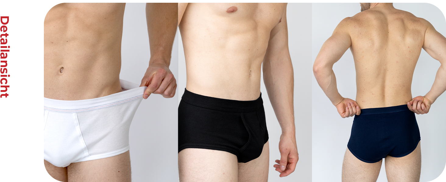 Чоловічі труси SES Feinripp, 5 шт. в упаковці, бавовна 100%, розмір S-4XL, білі