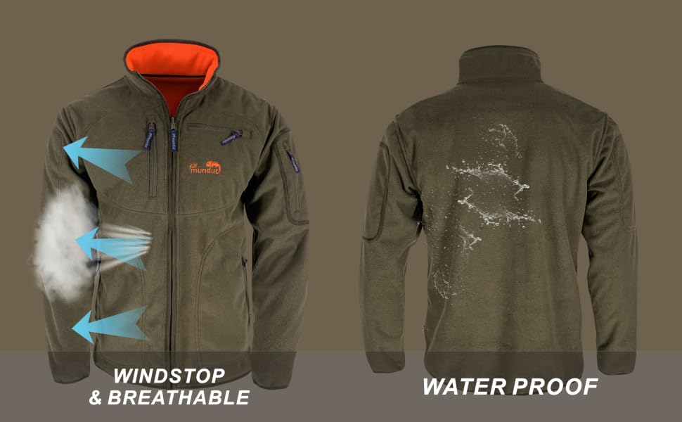 Двостороння куртка для полювання Rondane Fleecejacke Orange Camo, флісова куртка (Orange Blaze Camo/Melange Green), розмір 3XL