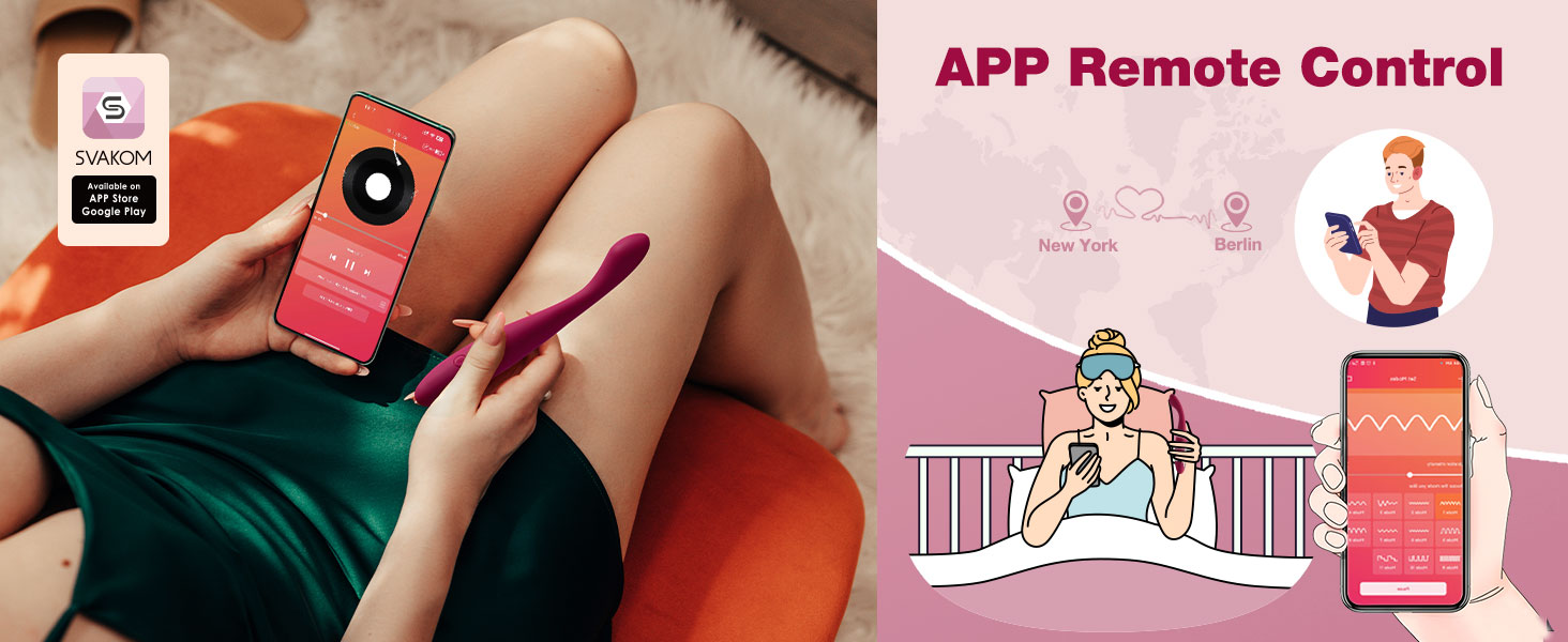 SVAKOM COCO PRO: вібратор-дилда з керуванням через додаток, нагрівання, G-точка, для жінок