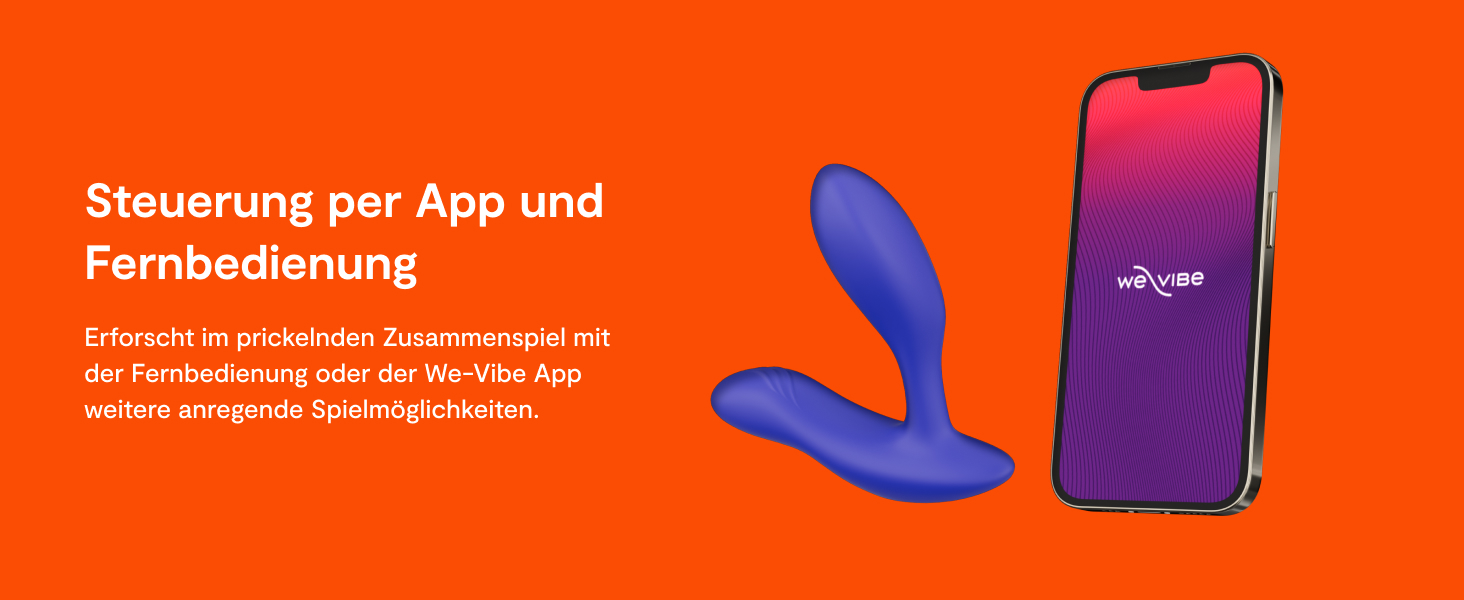 We-Vibe Vector: Масажер простати та перинеума для чоловіків - анальний секс-іграшка з пультом дистанційного керування - Bluetooth, силікон, блакитний