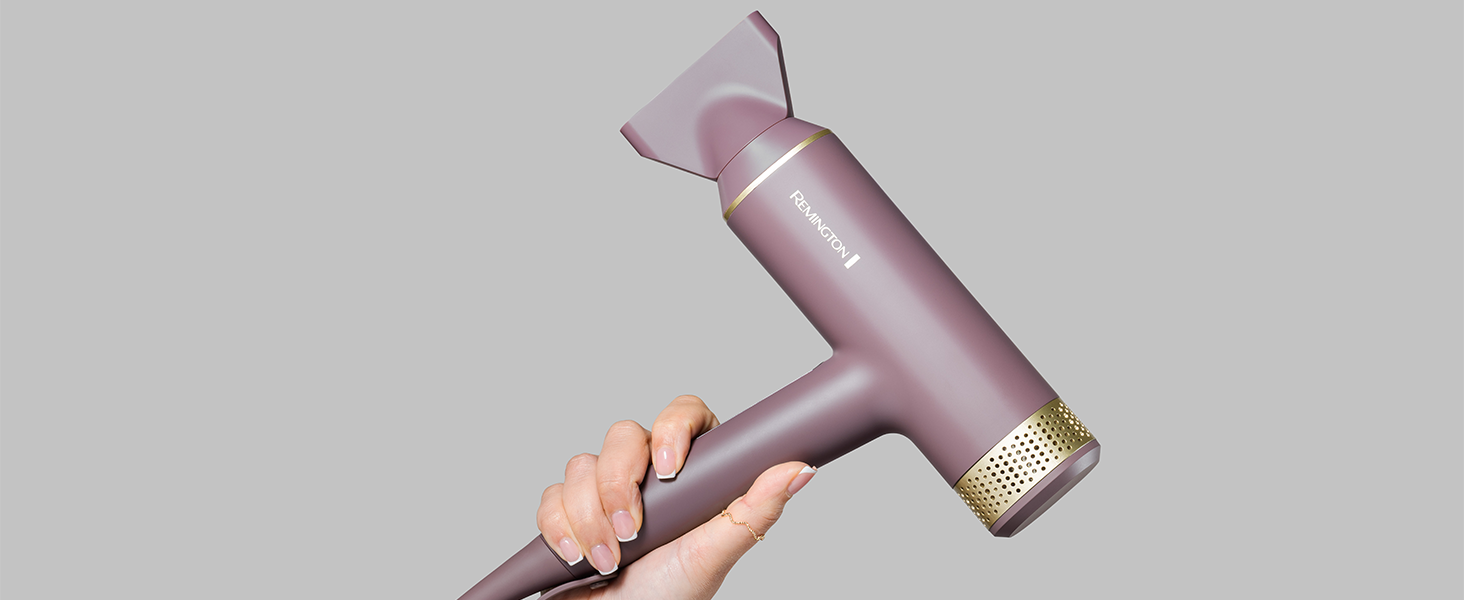 Фен для волосся Remington AIRvive EC8930 з безщітковим цифровим двигуном, іонною технологією та анти-фриз ефектом, 12 рівнів налаштувань, дифузор та насадка для стайлінгу