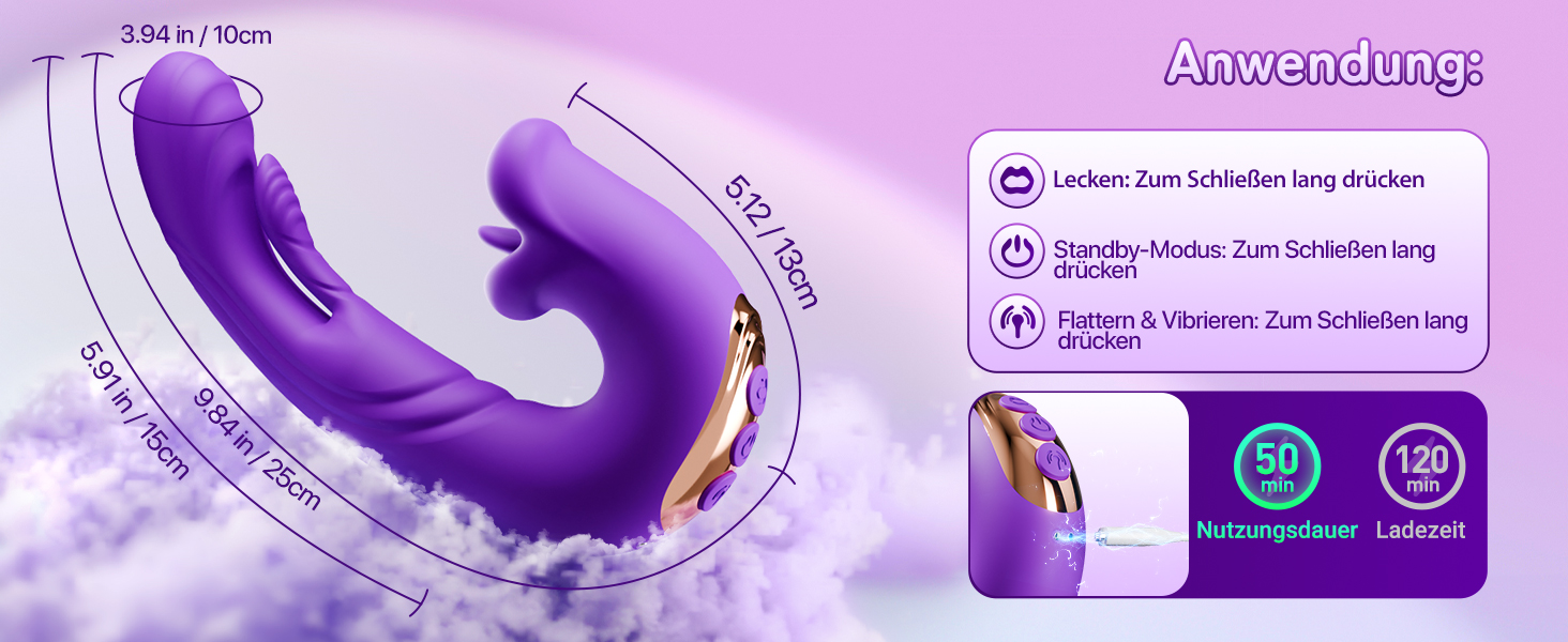 Набір вібраторів для жінок: дildo-вібратор, іграшки для дорослих з 5 режимами, стимуляція клітора