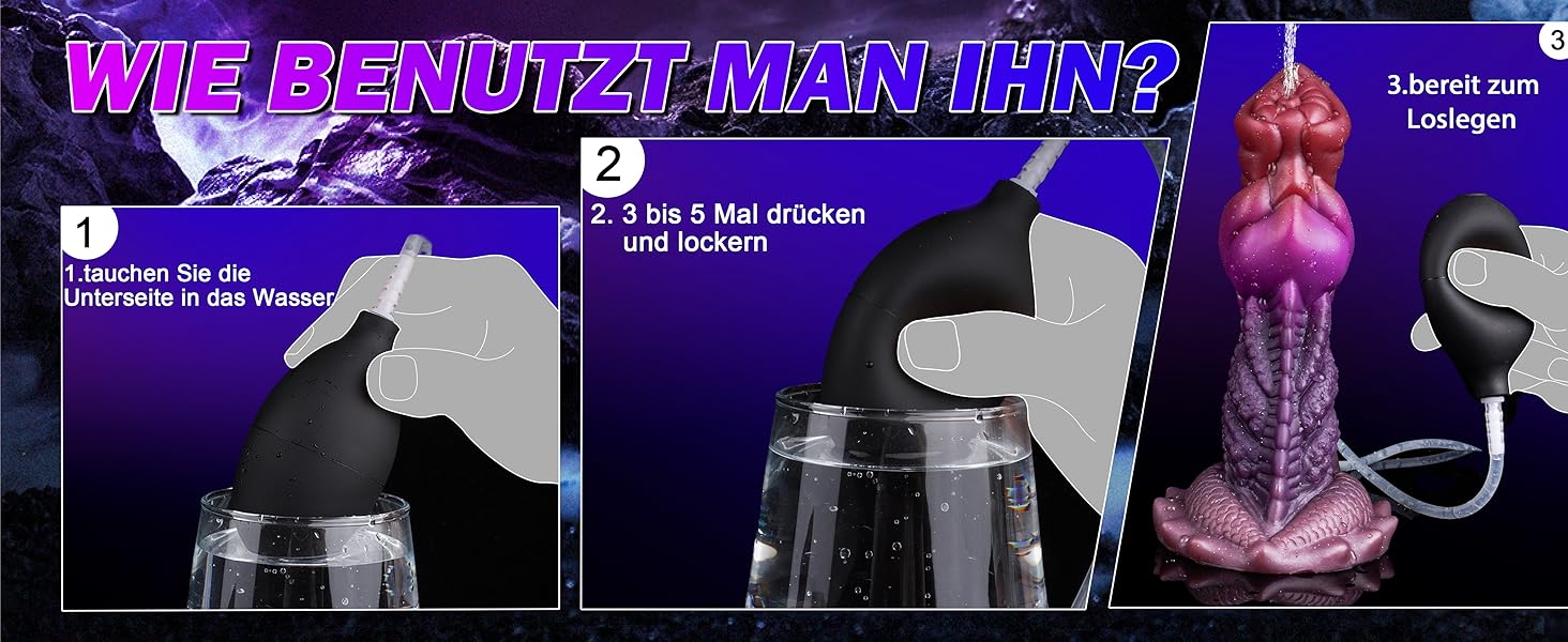 Силіконовий дildo-дракон зі спреєм, 19 см, анальний плаг для жінок та чоловіків