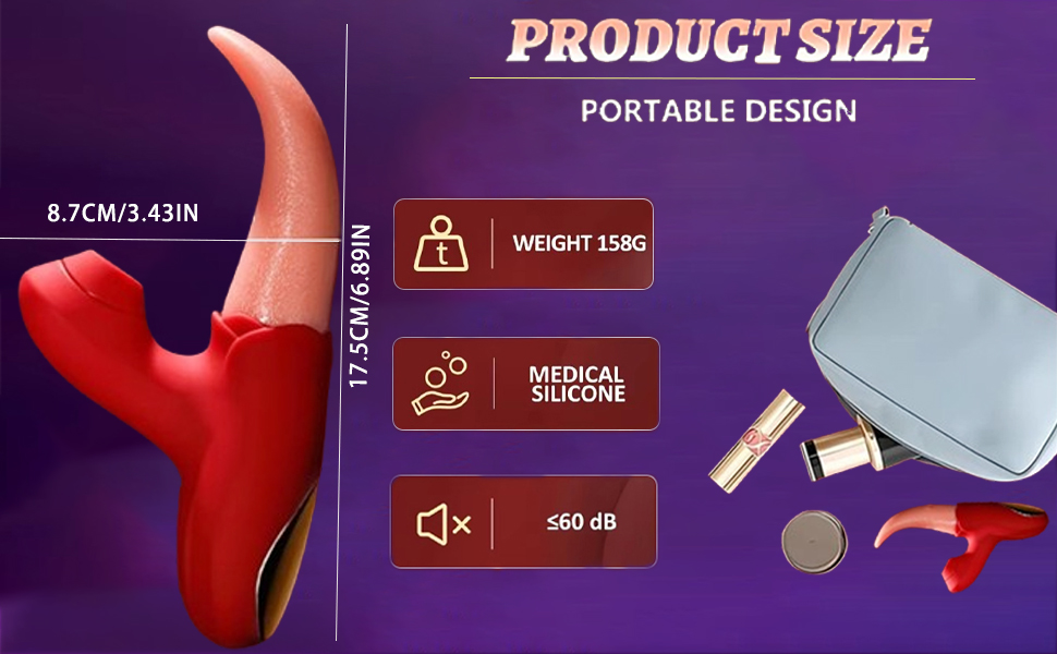 Вібратор для клітора та сосків Guspiun з функцією лизання та масажу G-точки. Іграшка для дорослих, для жінок та пар.