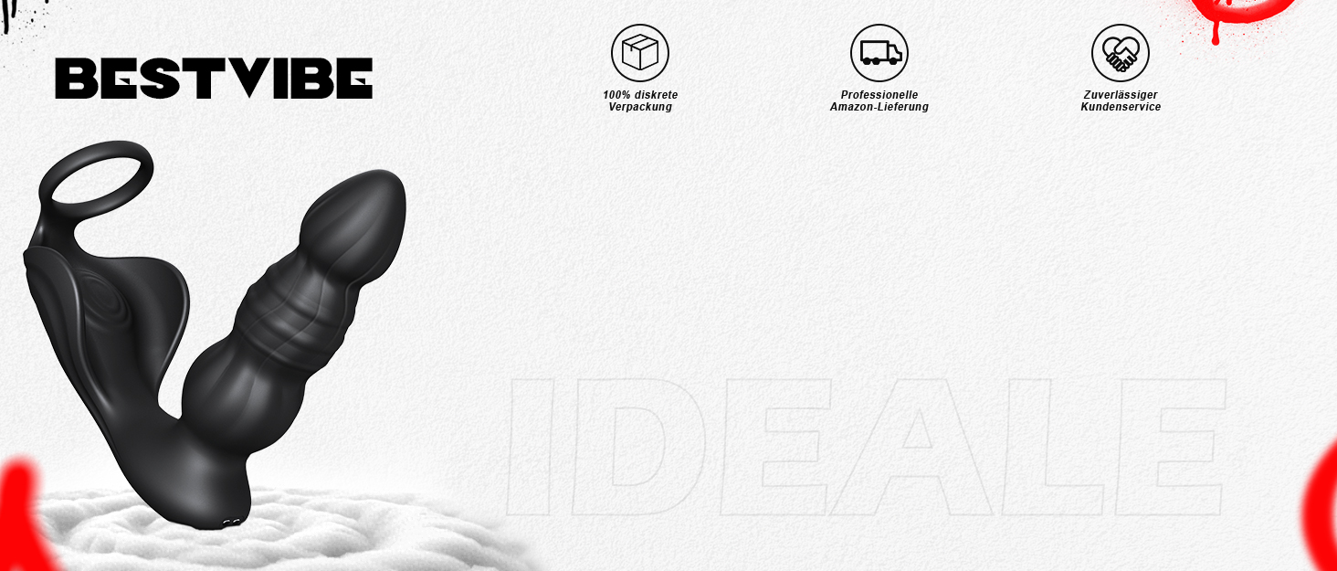 Вібратор для чоловіків для стимуляції простати, анальний плагін з кільцем, 3 режими, 10 вібрацій. Іграшки для дорослих, для пар.