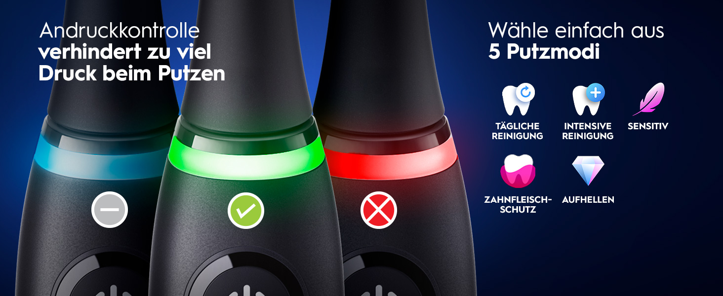 Електрична зубна щітка Oral-B iO Series 6 Black Lava: 5 режимів очищення, 3 насадки та дорожній футляр