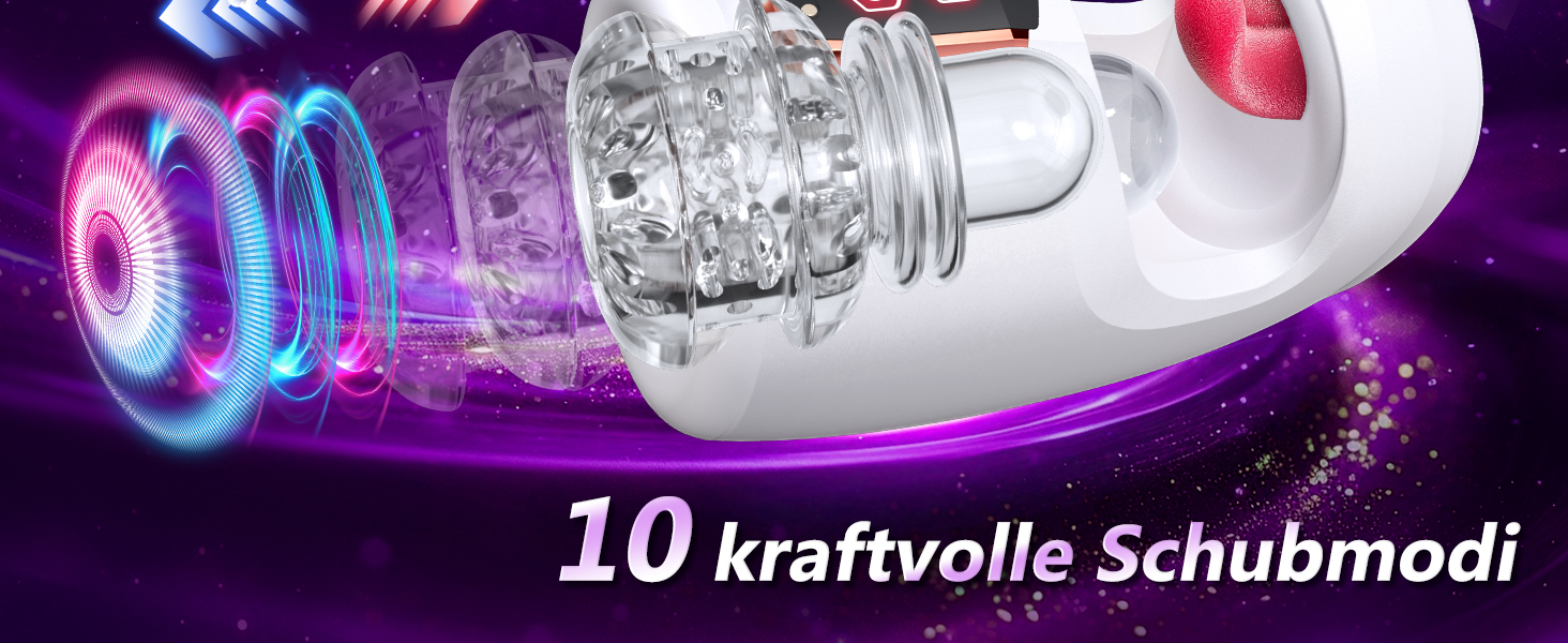 Мастурбатор для чоловіків з вібрацією - набір сексуальних іграшок для чоловіків з реалістичною імітацією орального сексу та вібрацією для головки статевого члена