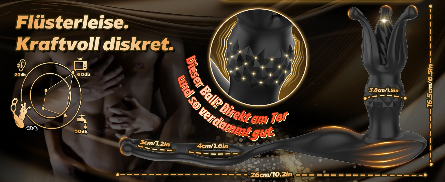 Вібратор для простати, анальний вібратор QRRQ з 9 режимами вібрації, USB зарядка, IPX6 водонепроникний, іграшка для чоловіків