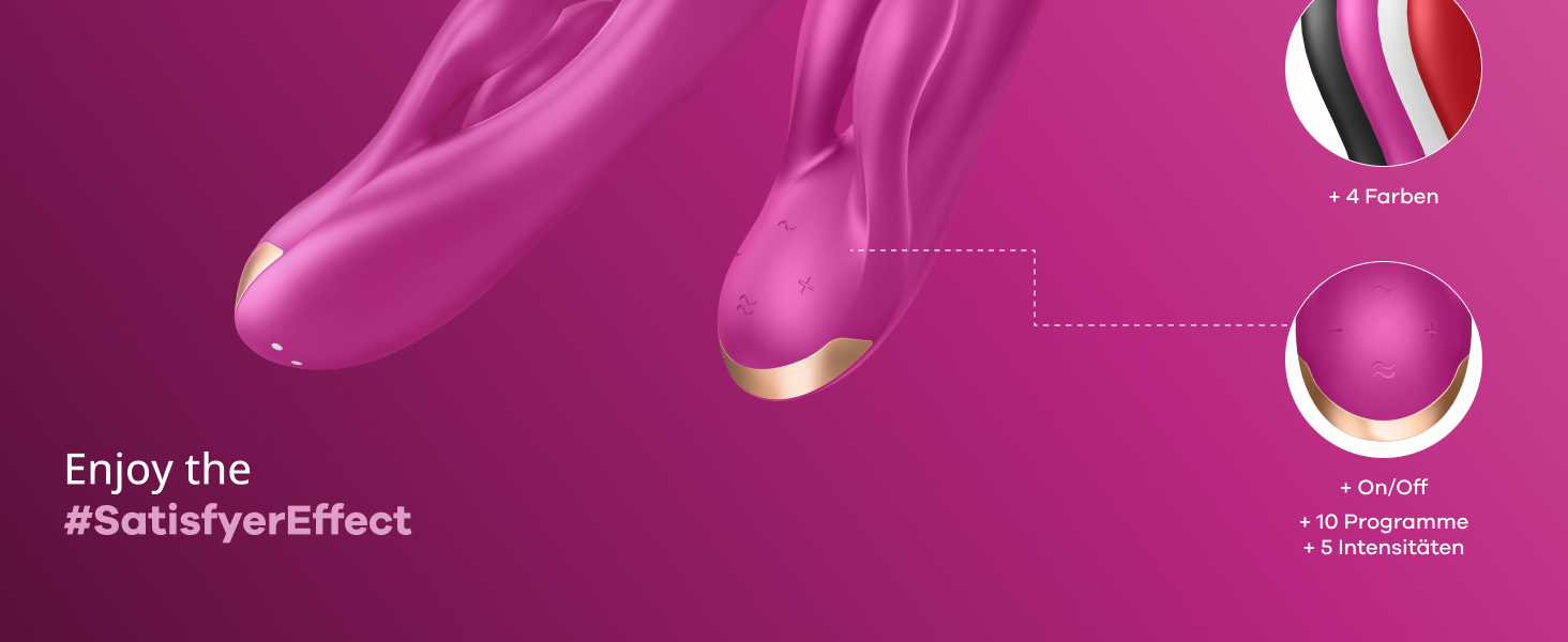 Вібратор Satisfyer Double Flex Connect з Bluetooth-додатком | Інтимні іграшки для жінок | Водостійкий (IPX7) | Силікон преміум-якості | Повторно заряджається, фіолетовий колір