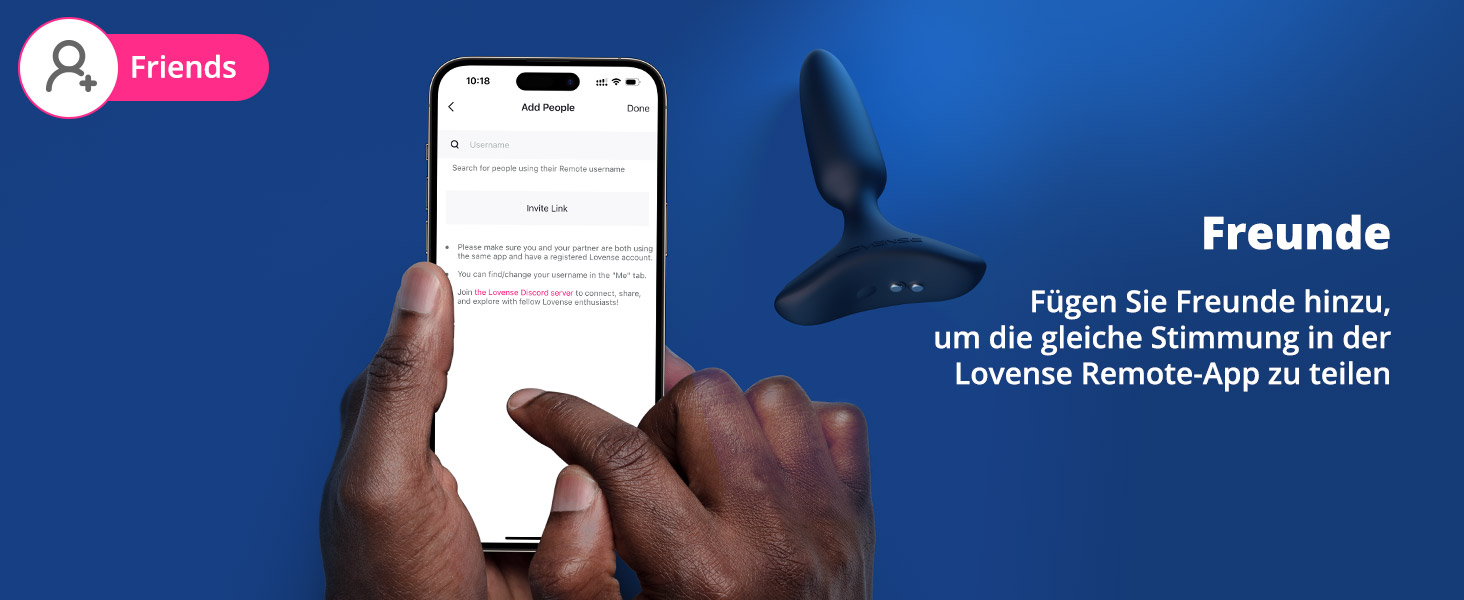 Анальний вібратор-пробка Lovense Hush 2 з дистанційним керуванням через додаток, силіконова, IPX7, 38мм