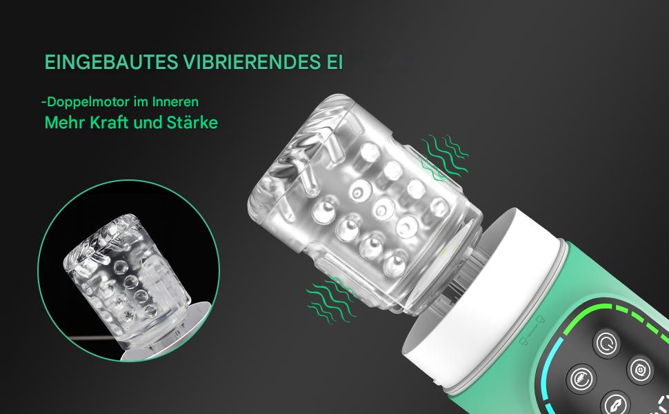 Електричний мастурбатор для чоловіків: чаша з функцією Blowjob, Strapon, насос, вібрація, телескопічна ручка, набір секс-іграшок