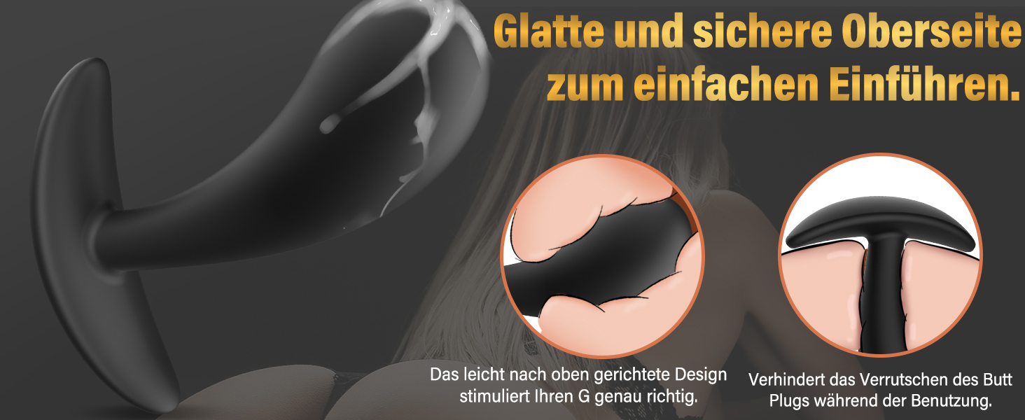 Набір анальних пробок Meeteel (4 шт) з силікону: 12 режимів вібрації, 3 розміри. Стимуляція простати для чоловіків та жінок