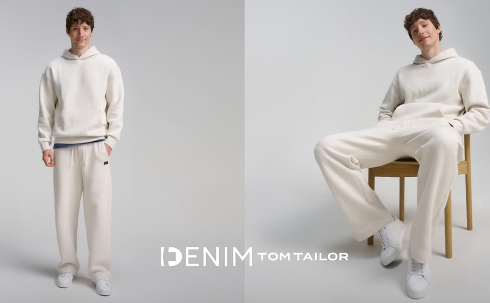 Чоловічі штани чинос Tom Tailor Denim Slim Fit з ременем, Castlerock Grey, 33W/32L