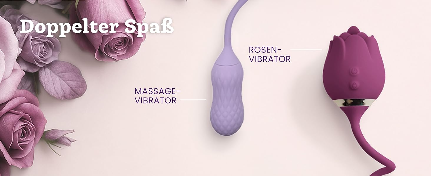 Вібратор-аналізатор Rosen від Oliver James - 10 режимів, водонепроникний, USB-зарядка (фіалковий)