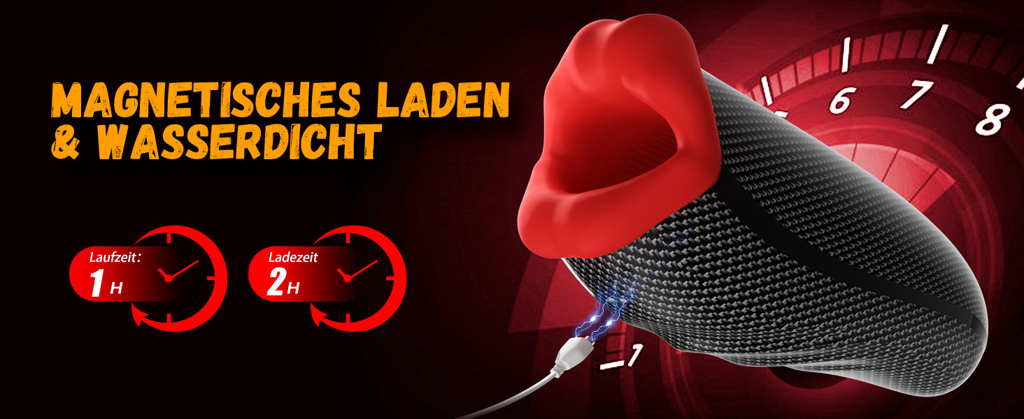 Вібратор для чоловіків Tagnaff Neu з набором, 9 функцій: стукіт, облизування, вібрація. Іграшка для соло-мастурбації з пультом керування.