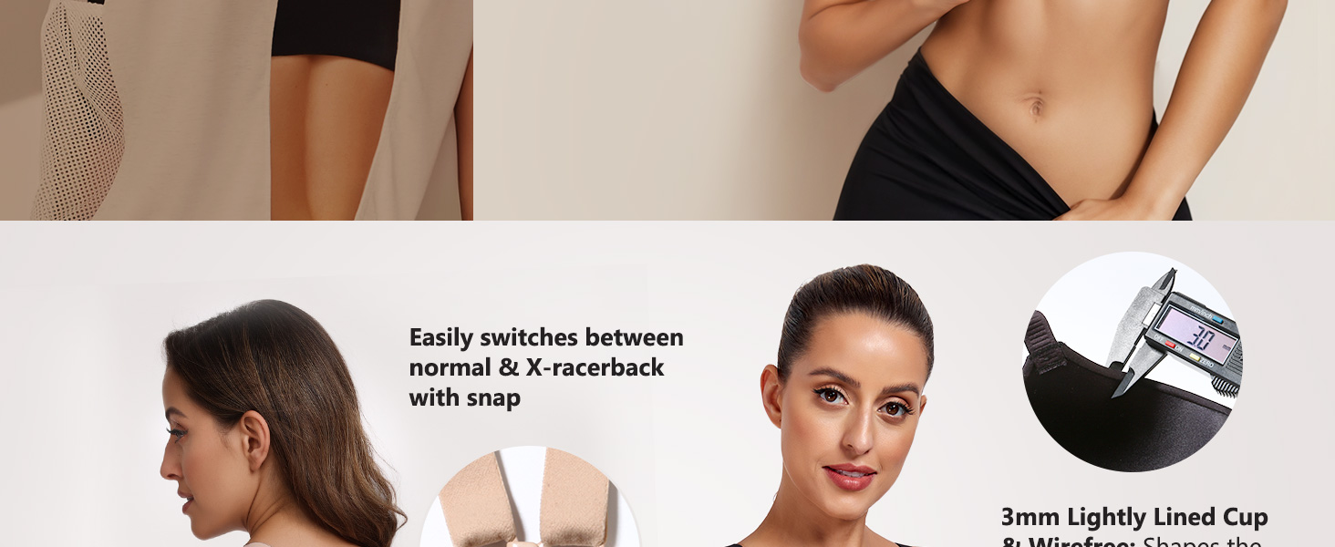 Леморосі: Безшовний бюстгальтер без кісточок, мультивей, на спину, з передньою застібкою, великі розміри, сильний утримання, повна чашка, комфортний, класичний бралетт для повсякденного носіння, 95E, бежевий