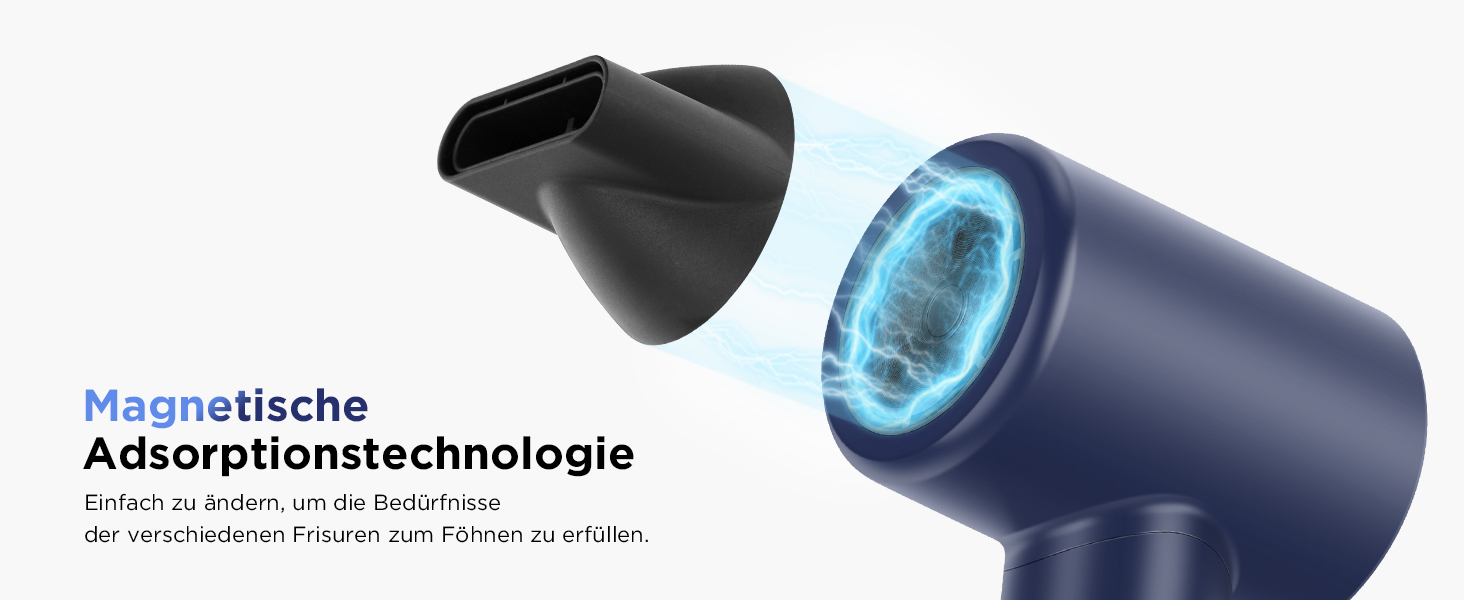 Професійний фен для волосся PARWIN PRO BEAUTY Air-Sonic з HD-LED дисплеєм, безщітковим мотором 110,000 об/хв та іонізацією (200 млн негативних іонів), швидка сушка 25 м/с, колір Прусський синій