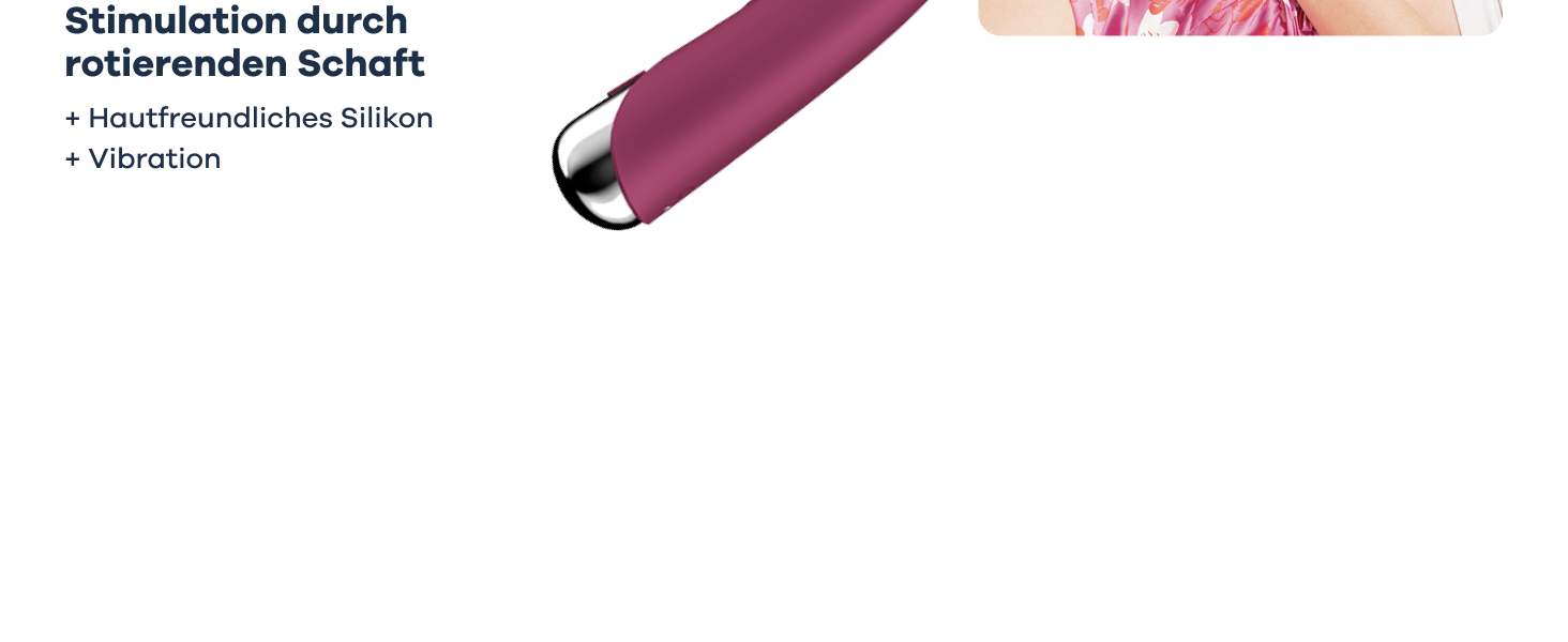 Вібратор для жіночих статевих органів Satisfyer Spinning G-Spot 1, 16,5 см, 12 вібрацій та 5 програм ротації, водонепроникний (IPX7), колір: Ягода