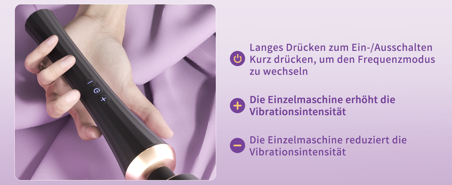 Вібратор з гнучким наконечником для жінок та пар: 5 частот, 3 інтенсивності, IPX6, чорний