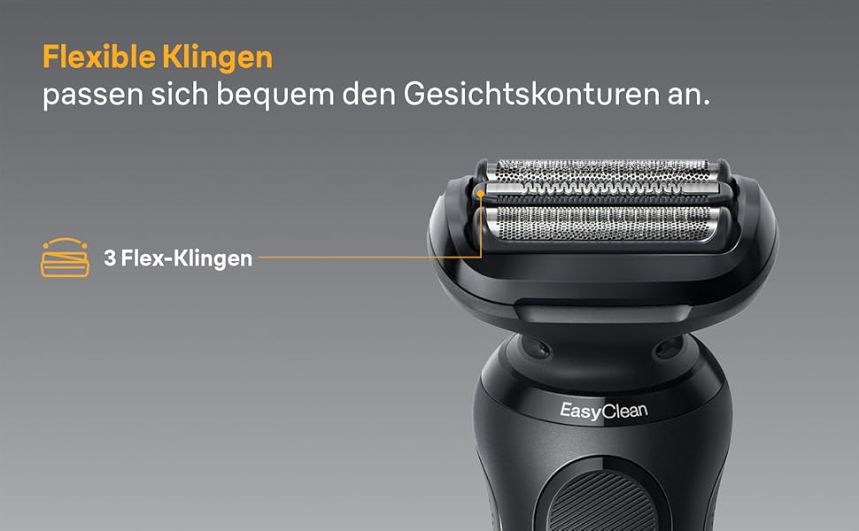 Запасна голівальна сітка Braun Series 5 54B для електробритв, чорна — оригінальний аксесуар Made in Germany
