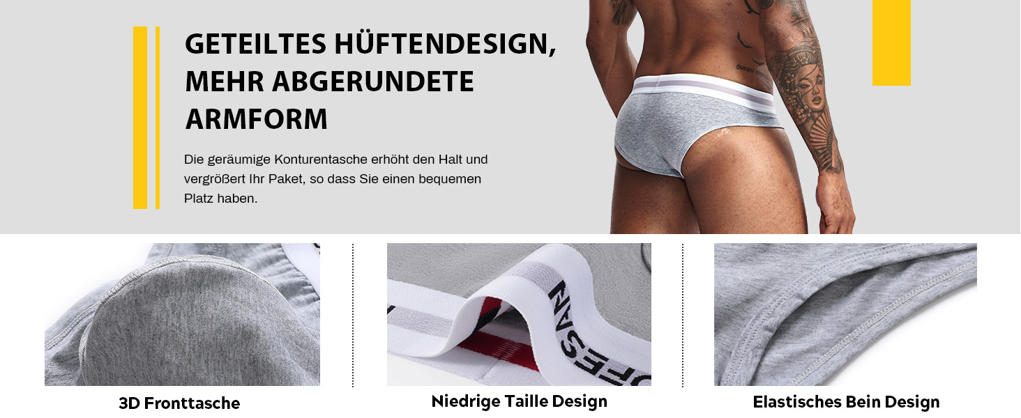 Слідки чоловічі PHOLEEY бавовна, низька талія, дихаючі труси для спорту та подорожей, 5 шт. Gu M