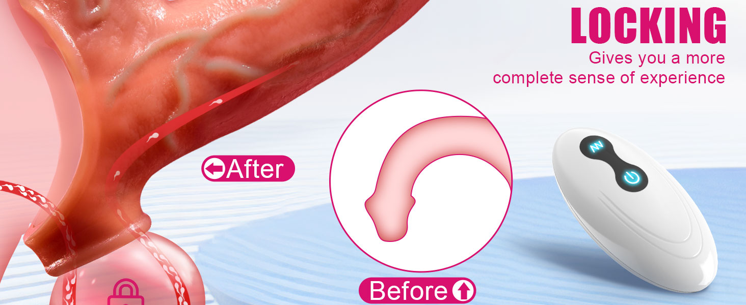 Реалістична секс-іграшка - пеніс-манжета вібратор з 8 режимів, дистанційне керування, збільшення та подовження ерекції для чоловіків та пар