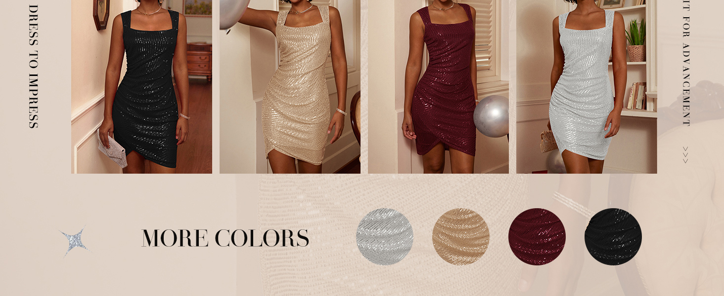 Сукня Grace Karin з паєтками, міні, без рукавів, для вечірки/коктейлю, XXL, золотий шампань