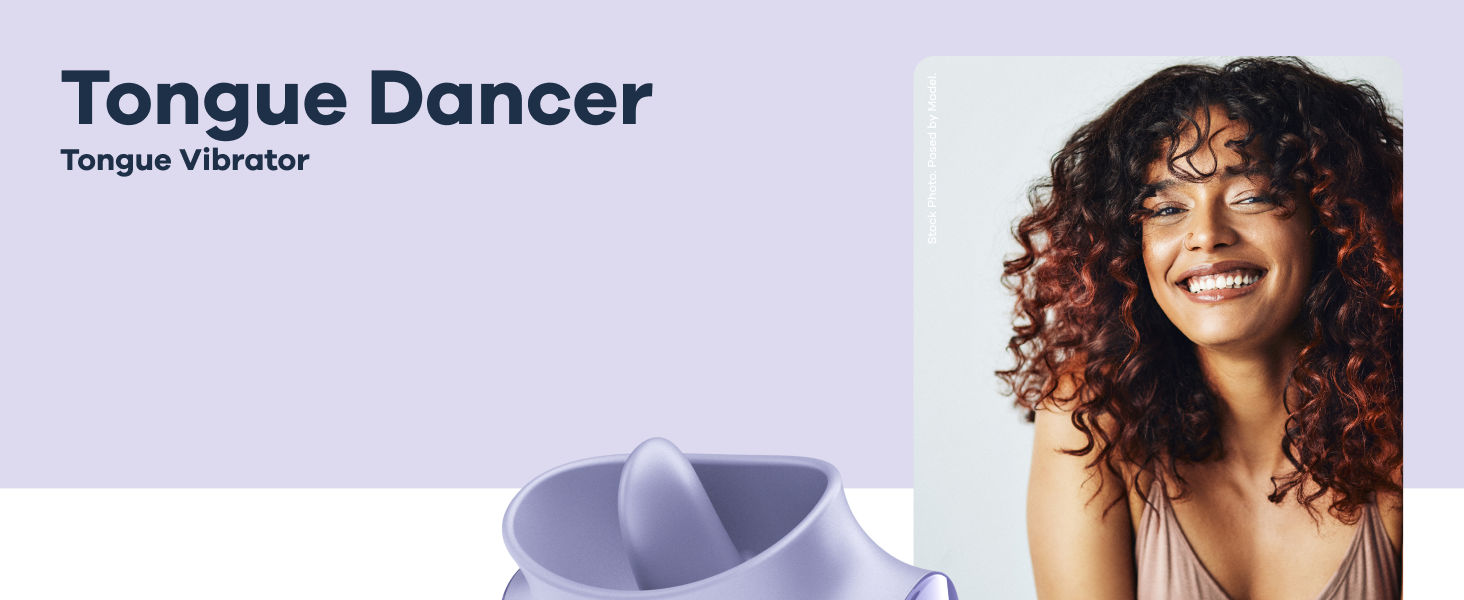 Satisfyer Tongue Dancer: Вібратор для клітора з функцією язичка, 8 режимів вібрації та 8 режимів стимуляції, силікон, водонепроникний (IPX7)