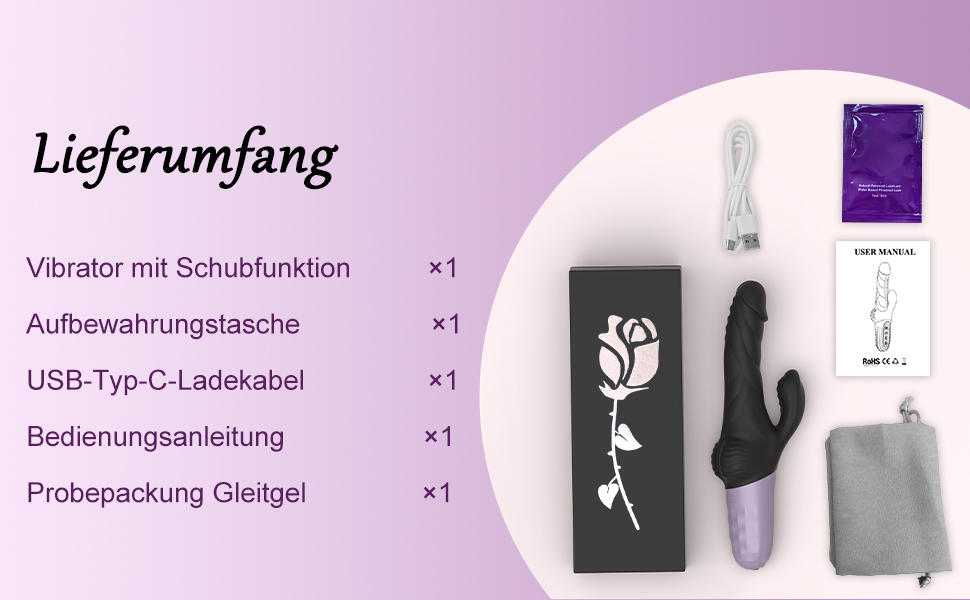 Вібратор для жінок з функцією удару - дildo, секс-іграшка для жінок та пар. 9 режимів вібрації та режим удару, G-точка та кліторальний масаж.