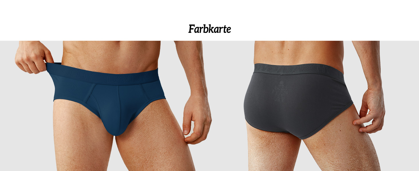 Чоловічі труси DAVID ARCHY (4 шт.) з бамбукової віскози, XL, сірі