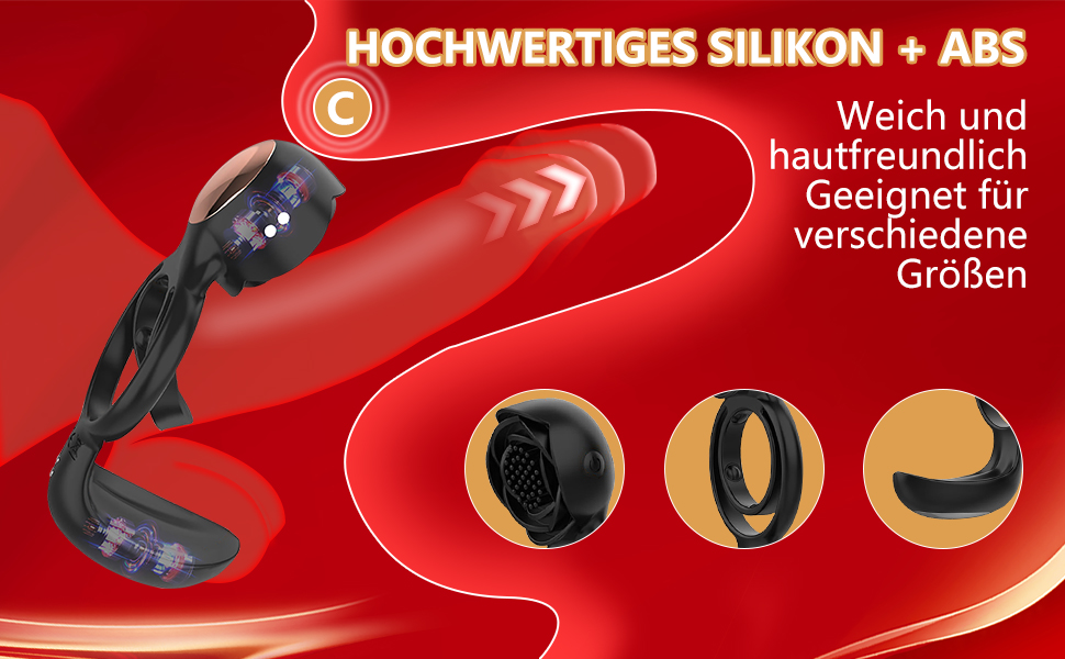 Вібраційний кільце для статевого члена TOUNID з 12 режимами вібрації, пультом дистанційного керування. Еротична іграшка для чоловіків, масажер яєчок, кок-кільце. Електрична іграшка для чоловіків, самостійна мастурбація (чорний)