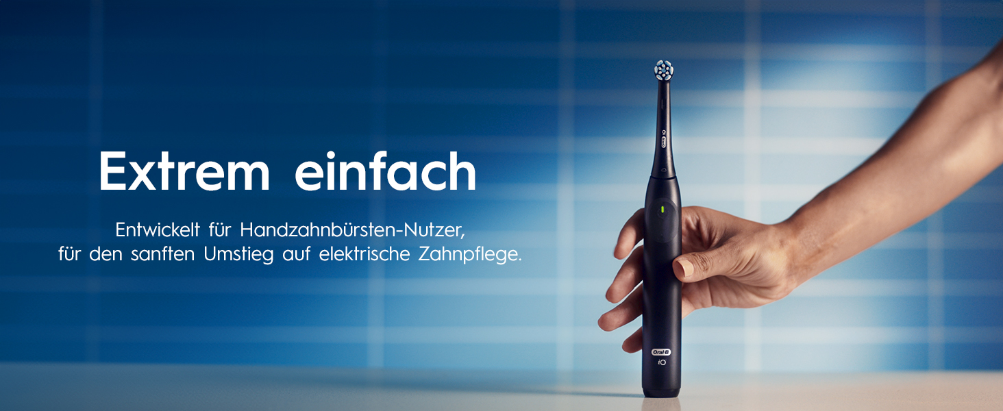 Електрична зубна щітка Oral-B iO Series 2, чорна (Night Black), 3 режими чищення, набір з 2 щіток та дорожнім футляром