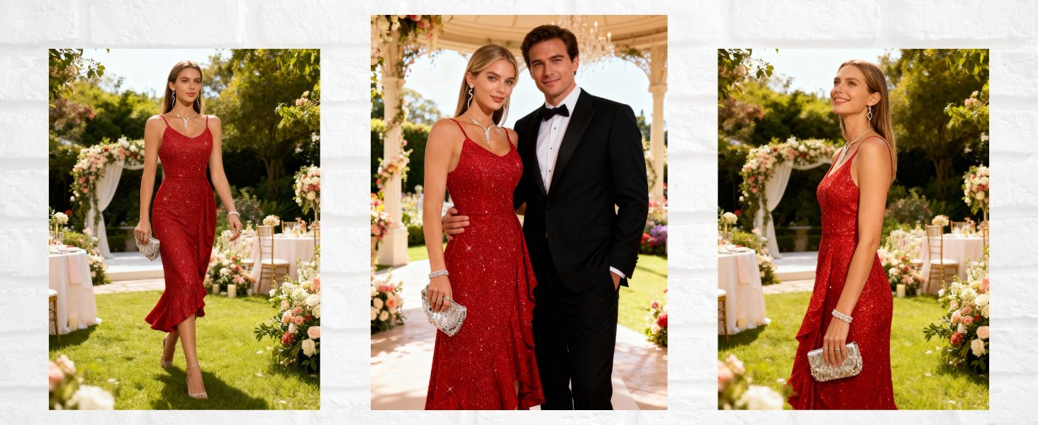 Сукня коктейльна DRESSTELLS для вечірки: елегантна, темно-синя, на бретелях, довжина до колін