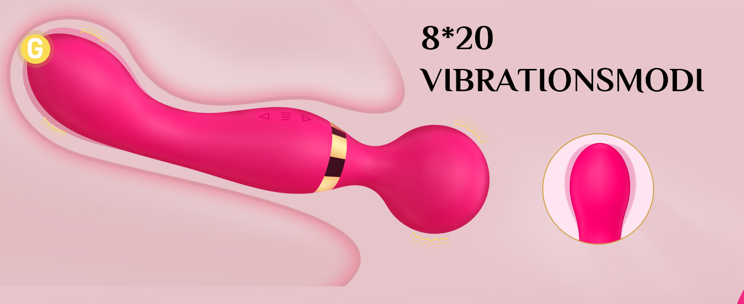 Вібратор дилда для жінок, G-точка, стимуляція клітора, 8 режимів, рожевий колір