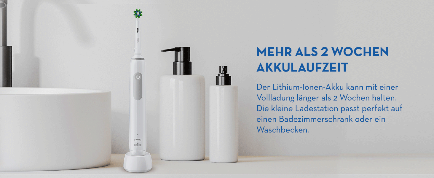 Електрична зубна щітка Oral-B Pro 3 3500 Edition, чорна, з дорожнім футляром та набором насадок (3 шт.)