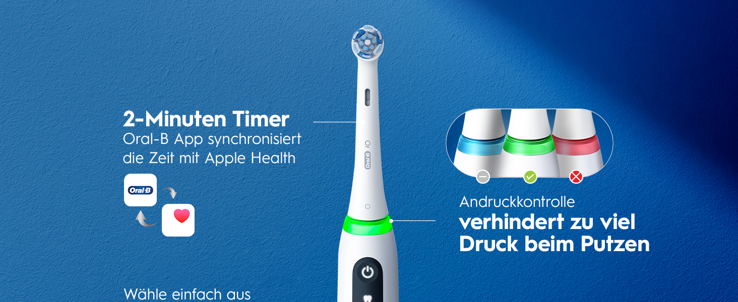 Електрична зубна щітка Oral-B iO Series 5, чорна — 5 режимів чищення, насадка Quite White, дорожній футляр