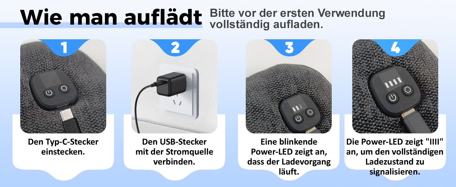 Електрична зігріваюча маска для очей з акумулятором 1000mAh, USB-оцігрівач з 4 рівнями температури та знімним чохлом, чорна
