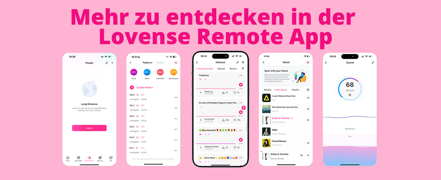 LOVENSE Lush 3: Вібратор для жінок G-точки з Bluetooth, 10000+ режимів, водонепроникний IPX7, силікон