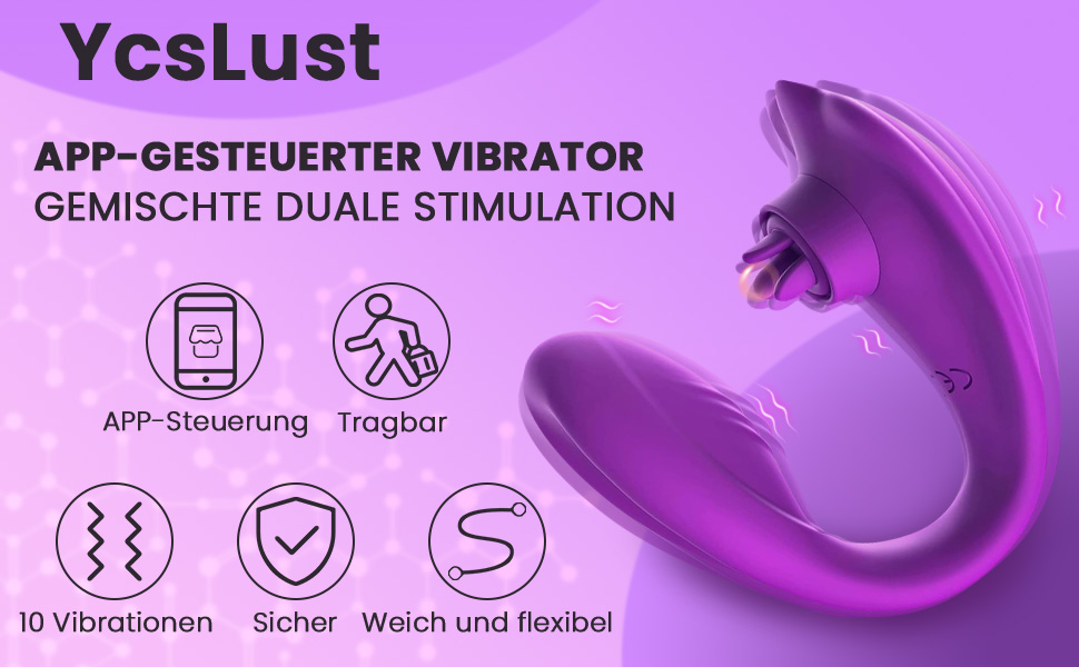 Вібратор для жінок YcsLust з пультом керування, 10 режимів, для стимуляції клітора та G-точки, водонепроникний, для пар