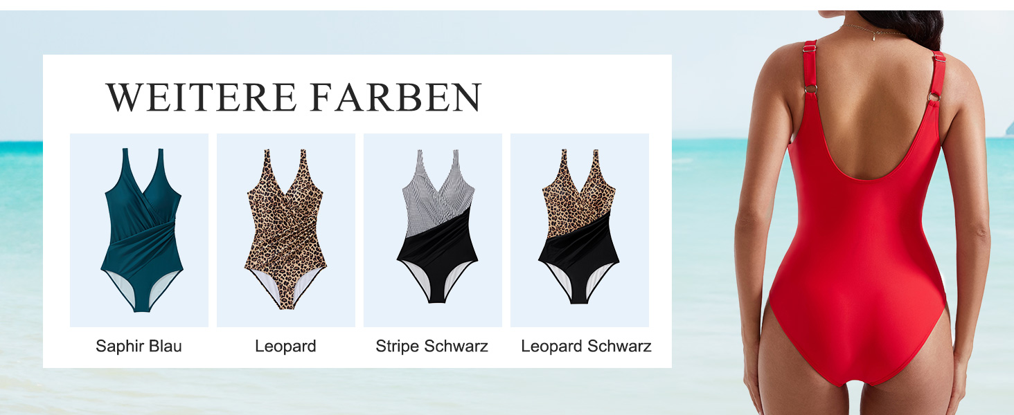 Сексуальний купальник RXRXCOCO V-подібний виріз, корегуючий животик, з відкритою спиною, з чашками, сапфірово-синій