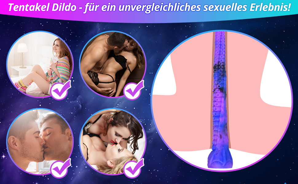 Анальний дилда SXOVO з силікону, щупальце, з присоском, довгий, для стимуляції G-точки та простати, для жінок, чоловіків та пар