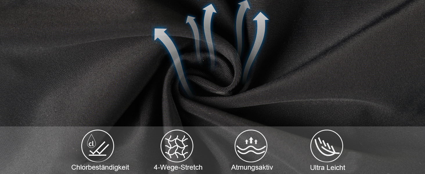 Спортивний купальник Halcurt для жінок з вбудованими чашками, суцільний, U-подібний виріз, колір: кобальтово-синій, розміри S-XXL