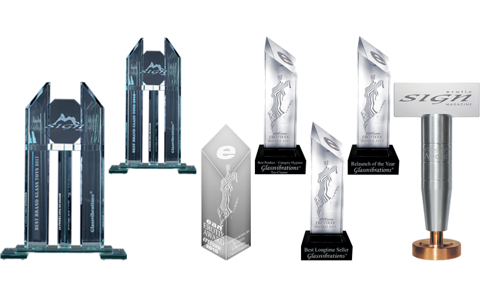 Секс-іграшка Glasdildo Twin Lover - скляний дилда, подвійний