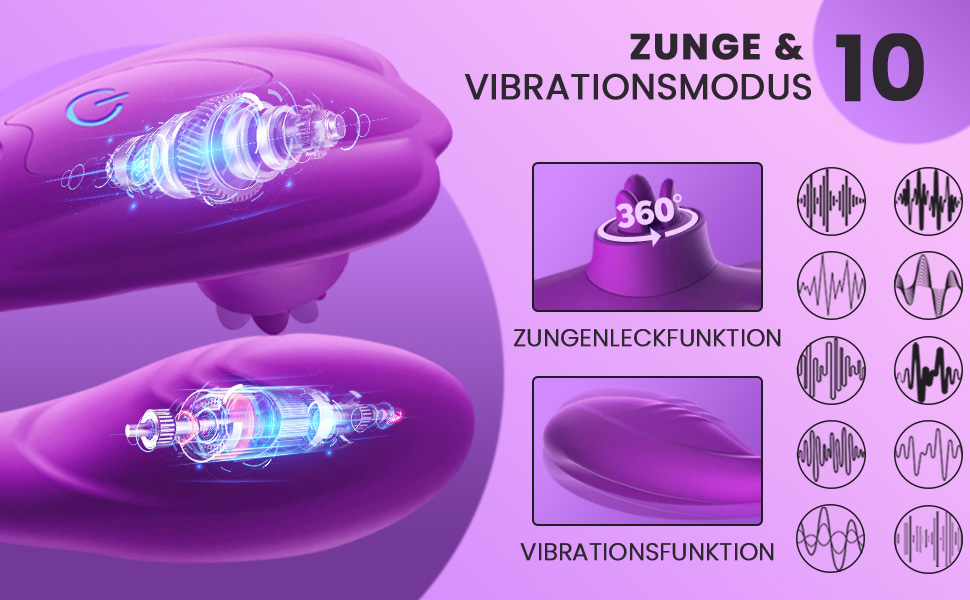 Вібратор для жінок YcsLust з пультом керування, 10 режимів, для стимуляції клітора та G-точки, водонепроникний, для пар