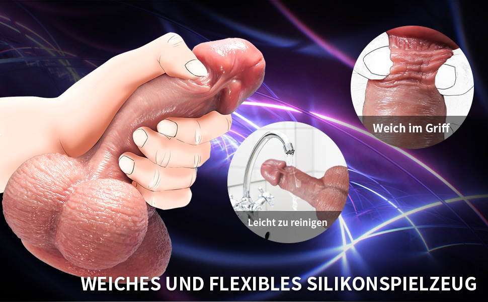 Реалістичний силіконовий дildo Robustor: великий, з соску, для анального сексу та стимуляції G-точки