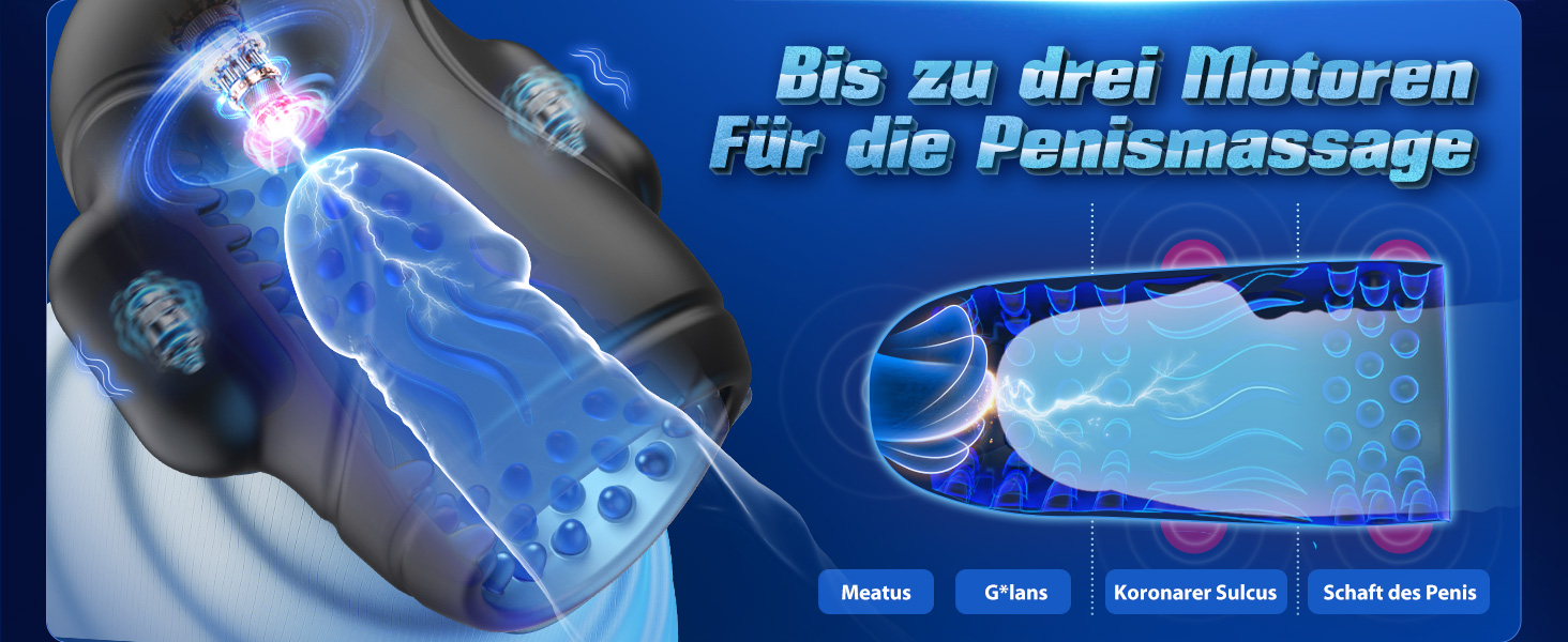 Масажер для чоловіків Tauara 4-в-1 з вібрацією, тренажер для пеніса, стимулятор головки, чорний