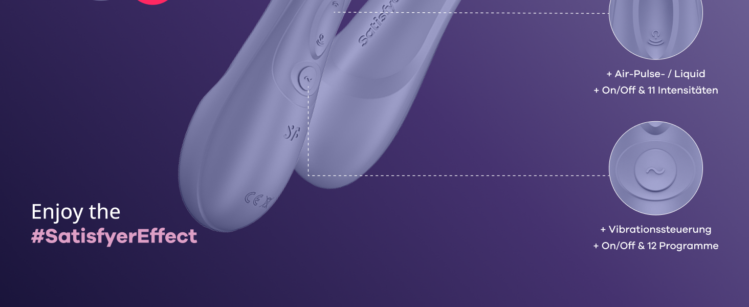 Вібратор Satisfyer Pro 2 Gen 3 | Технологія Liquid Air | Тиха та потужна стимуляція клітора | Вібратор-друк | Інтимна іграшка для жінок | Преміум якість, колір фіолетовий