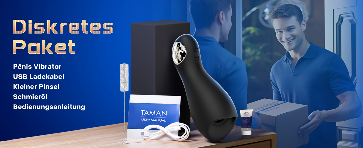 Електричний мастурбатор для чоловіків 3-в-1 з 10 режимами вібрації та 5 режимами лизання. Мастурбатор з кільцем, 360° обертання. Інтимні іграшки для чоловіків